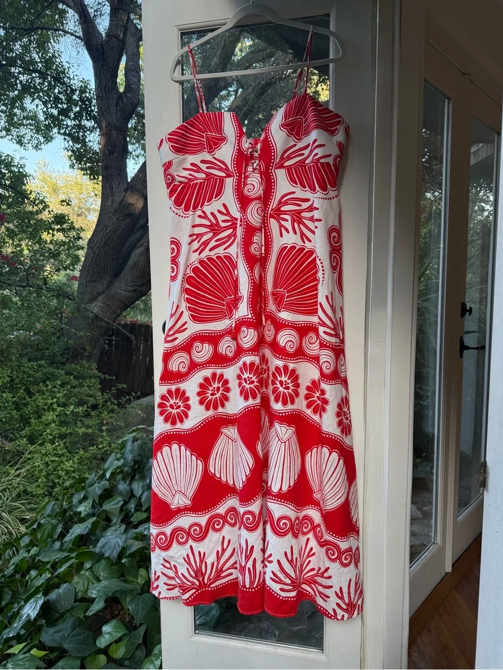 White Ainika Shell Maxi Dress - Picture 4 of 13